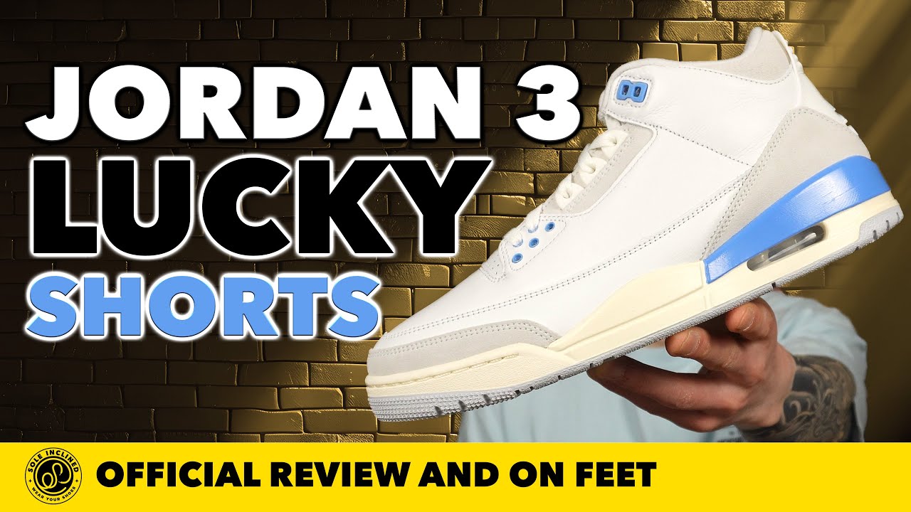 Inspired by Michael Jordan's Superstition! Air Jordan 3 'Lucky Shorts' In Depth Review and On Feet.