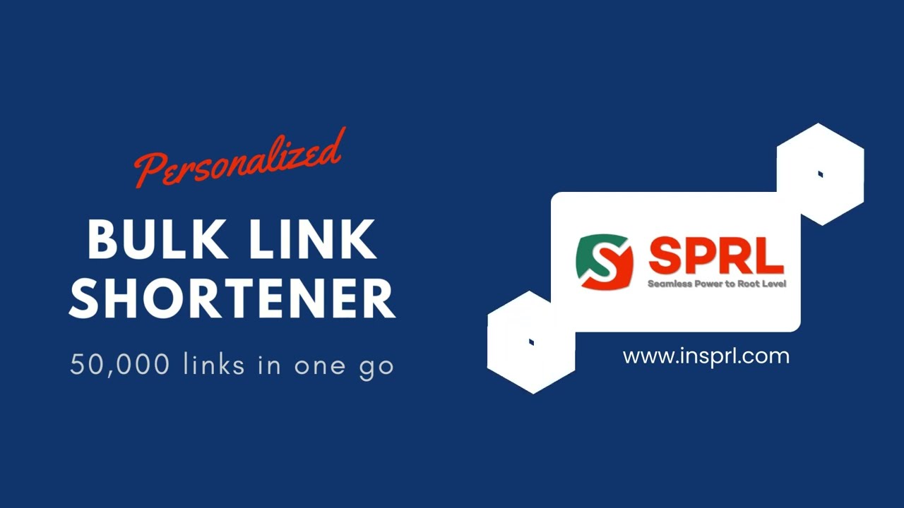 🔗 Unlock the Power of Personalized Links with SPRL! Personalized Link Shortener | Bulk URL Shortener