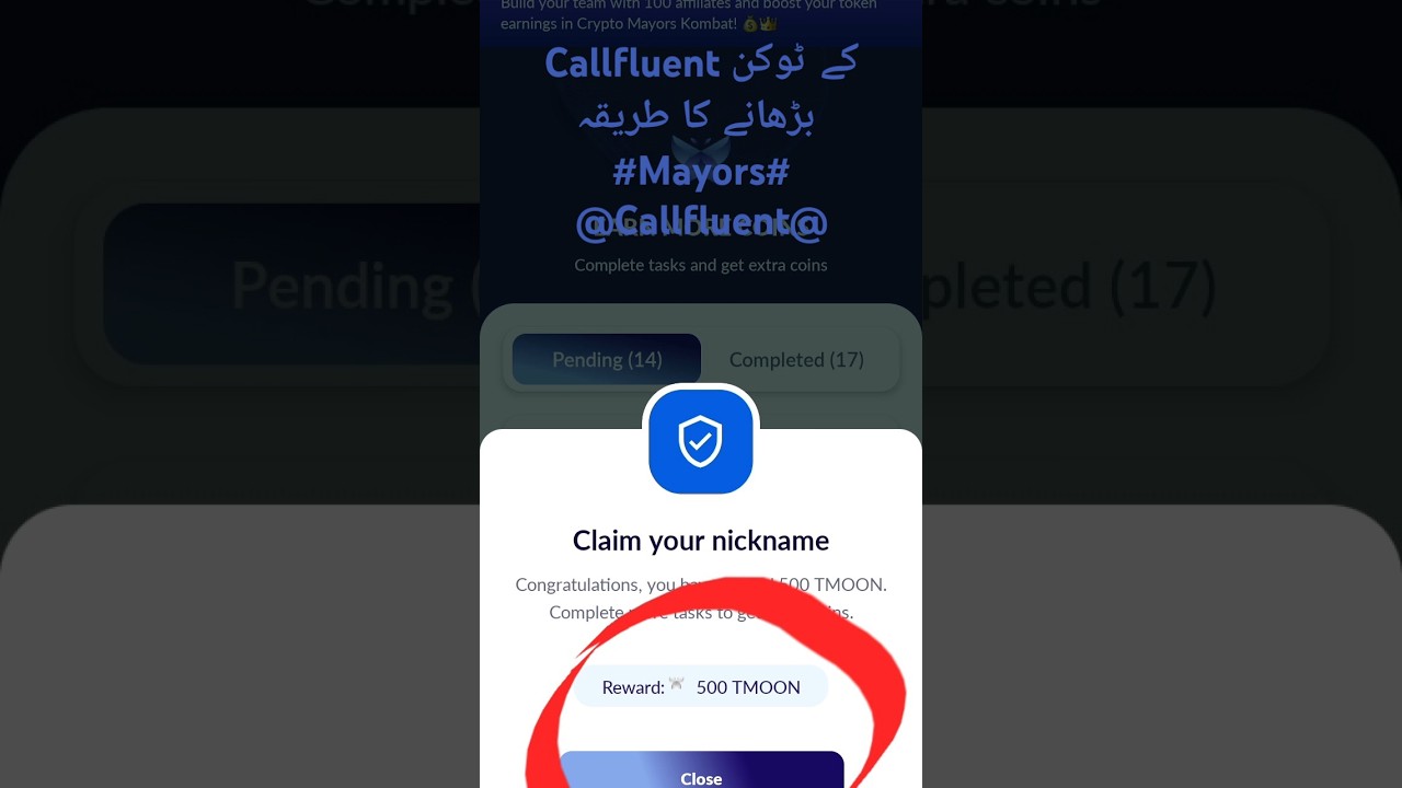 Callfluent ke token barhain