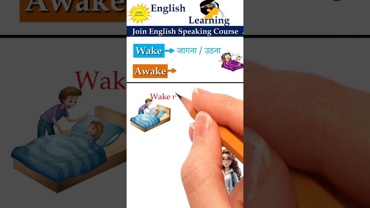 "Wake" vs "Awake" में क्या अंतर है? 