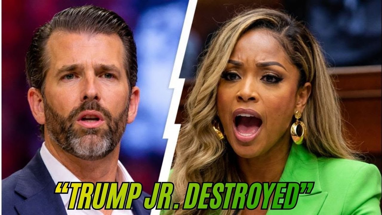 Donald Trump Jr. vs Jasmine Crockett — LIVE TV Clash He’ll Never Forget!