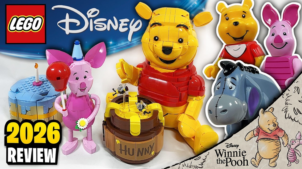 LEGO Disney Winnie the Pooh & Piglet (43300 & 43305) - 2026 Set Reviews