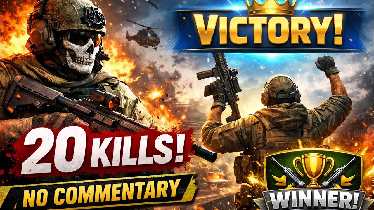 20 KILL WARZONE GAME 🔥 | NO COMMENTARY | CLUTCH WIN | Call of Duty Warzone | Raw Uncut Gameplay 