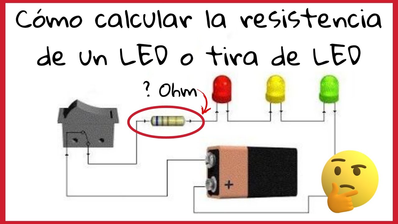 Calcular resistencia para leds