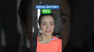POV your social battery goes up and down depending on your circumstances...