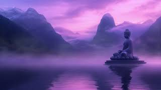 Serene Reflections – Peaceful Meditation by the Misty Lake