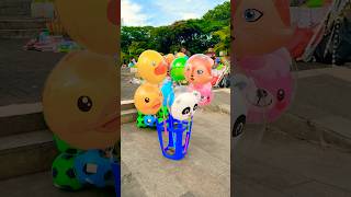 balon bebek kuning