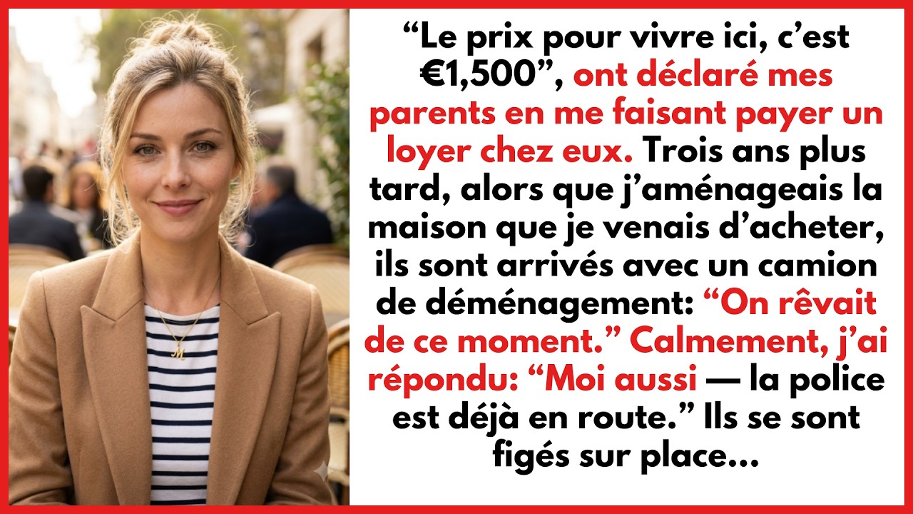 J'ai signé le contrat que ma mère a posé sur la table de la cuisine, 1500 € par mois pour vivre dans la maison où j'ai grandi. J'ai serré les dents, j'ai économisé chaque centime, et deux ans plus...