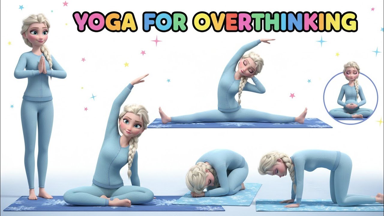 Yoga for Kids | Calm Your Busy Mind 🌈 Yoga for Overthinking