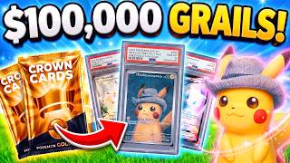 Opening 1,000 Gold Packs on CrownCards Until We Pull a MAX GRAIL! (HUGE PULL)