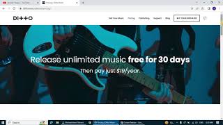 Ditto Tutorial: Ditto Music Distribution In HIndi | Upload Free Unlimited Music 150+ Stores screenshot 2