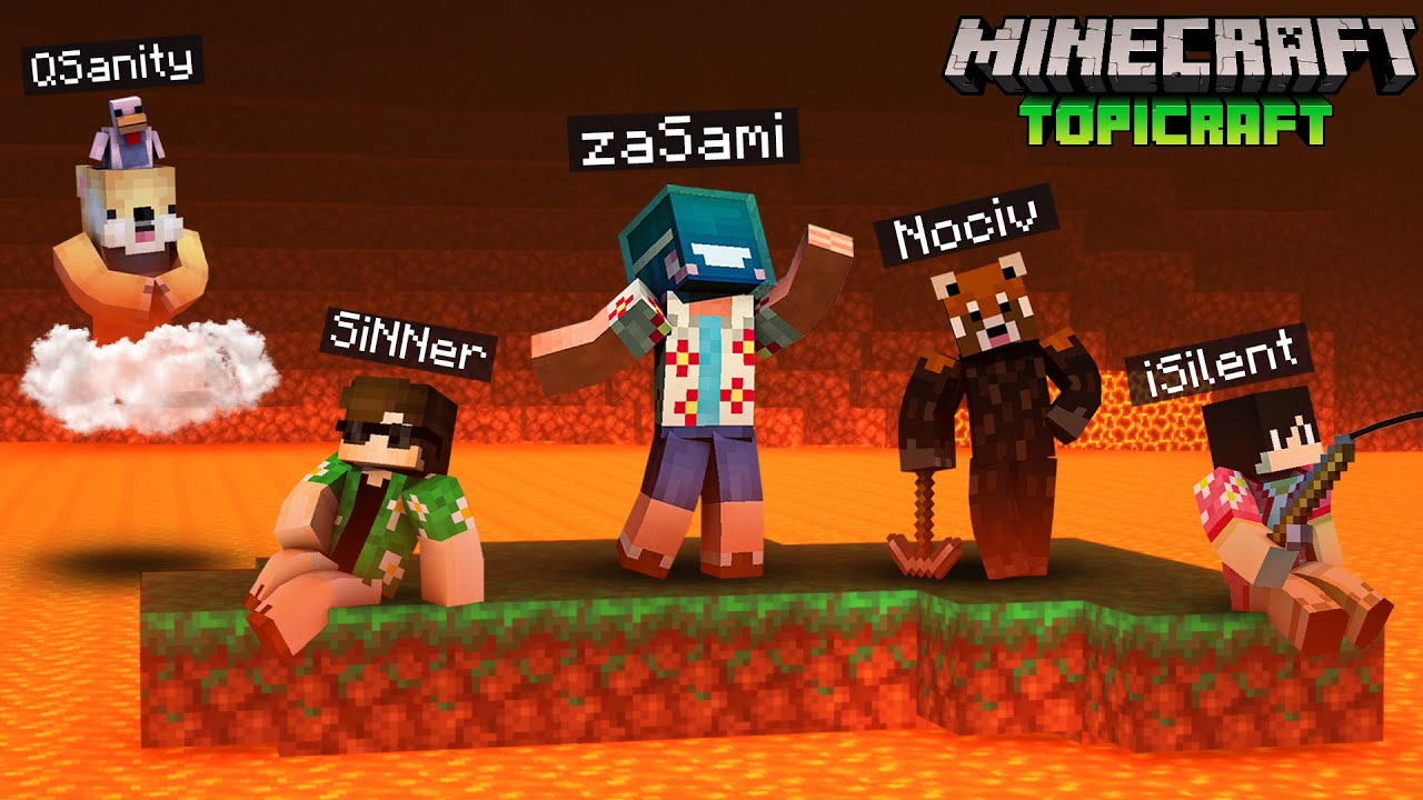 Prima data in *NETHER* pe TOPICRAFT ! Ce s-a intamplat ???