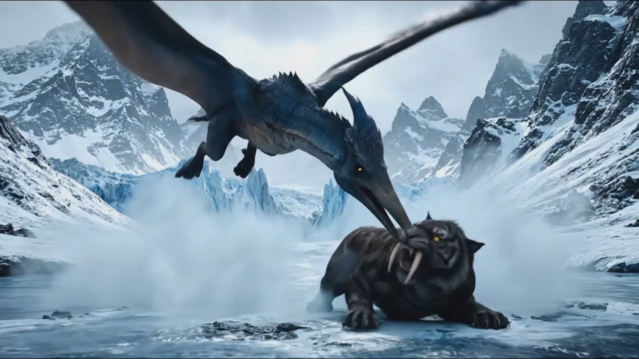 Lost worlds, Ice Age animals, prehistoric creatures in the most astonishing ancient environments