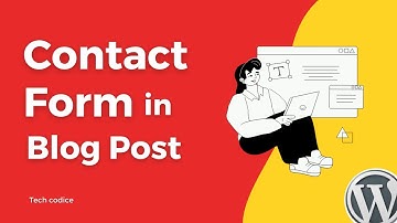 How to add contact form in your blog post 2023 #wordpress