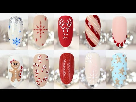 Top 10 Gingerbread Nail Art Designs