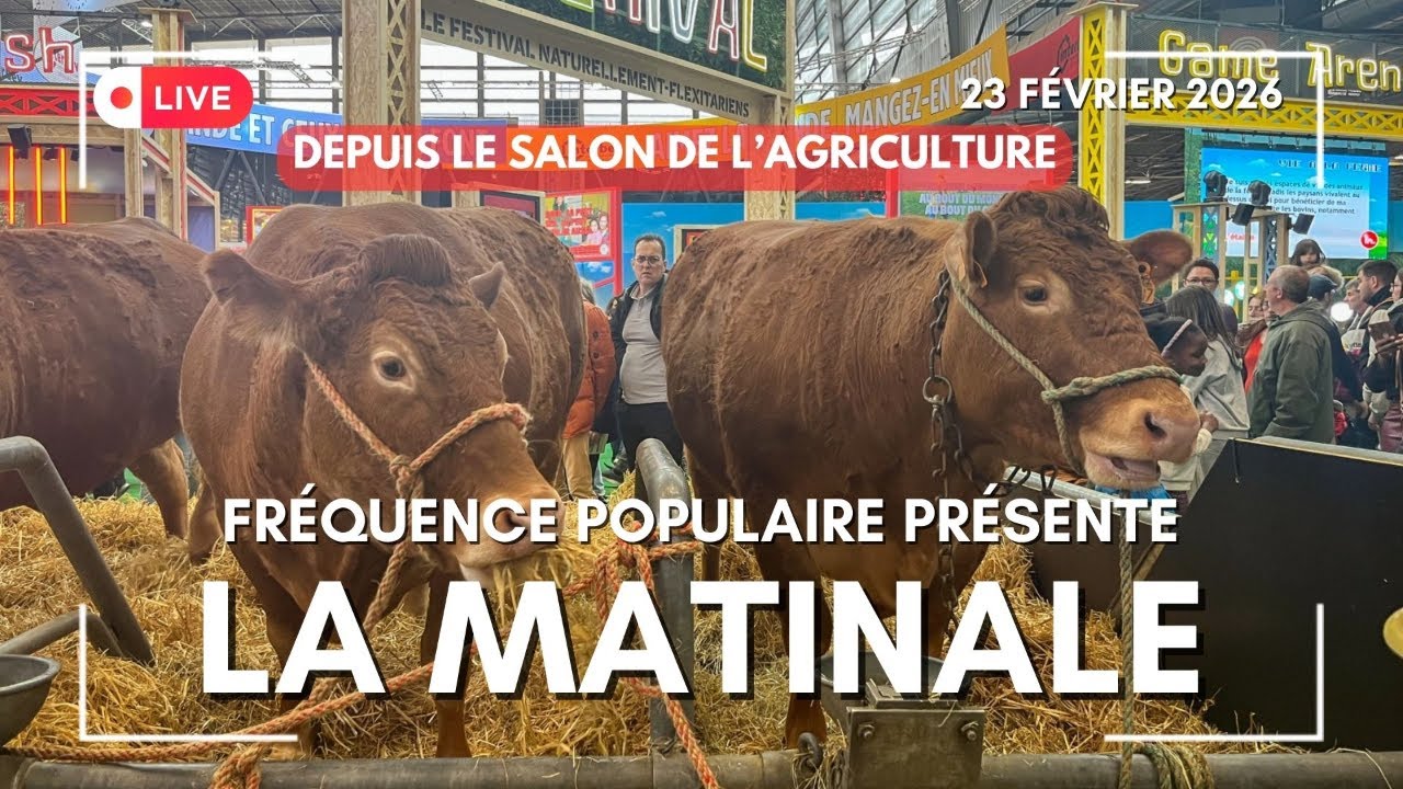 Salon de l'agriculture 2026 : la Matinale FP du 23/02/2026
