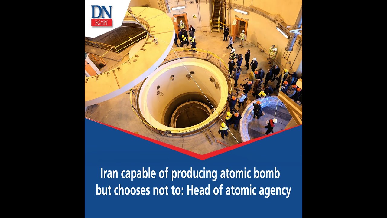 Iran capable of producing atomic bomb but chooses not to: Head of atomic agency