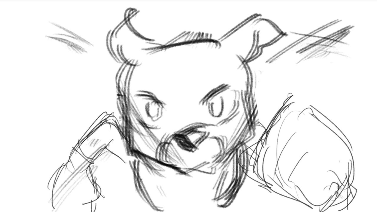 Rough draft animation for Howler | The beginning