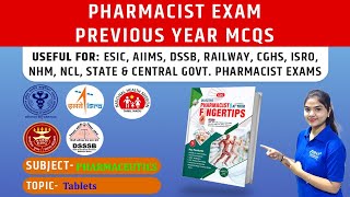 Tablets Pharmaceutics Pharmacist Previous year mcqs| esic, railway pharmacist exam preparation screenshot 3