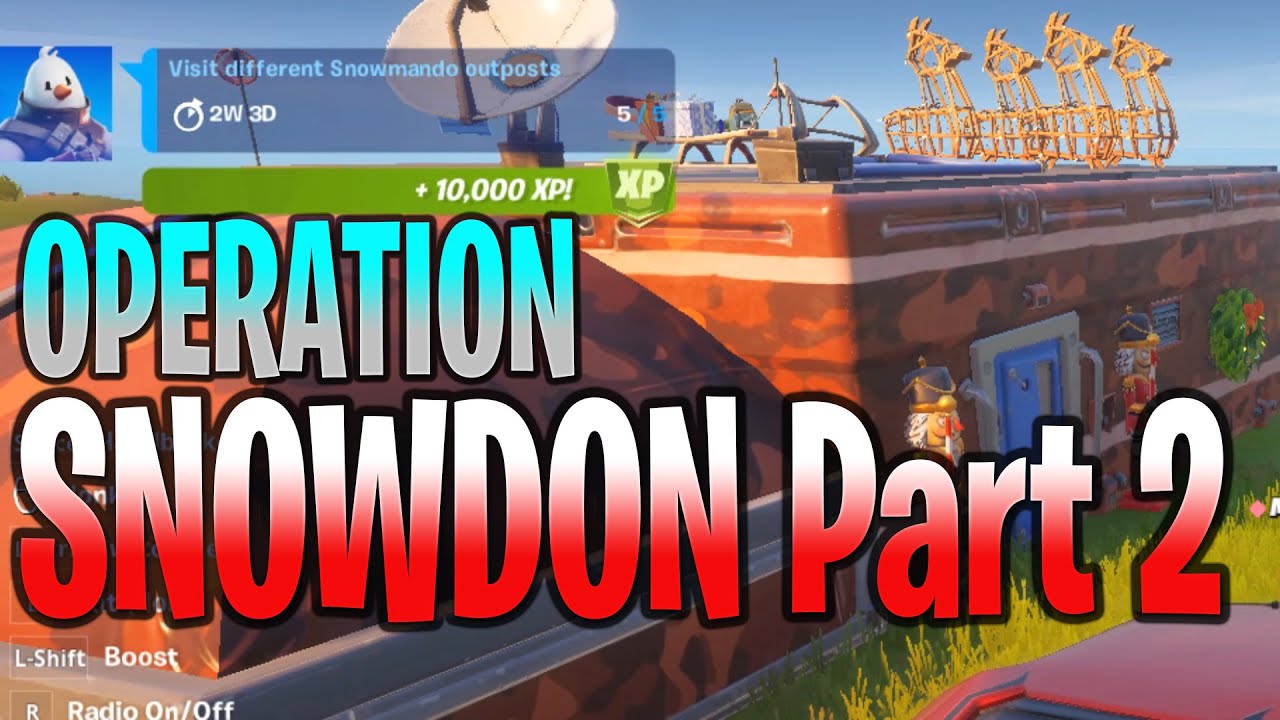 ✅ Visit different Snowmando outposts (part 2) and Search chests at Snowmando outposts