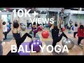 Yoga Workout With Ball | full Ball Yoga Class | Anmol Singh | Shivom Yoga & Dance
