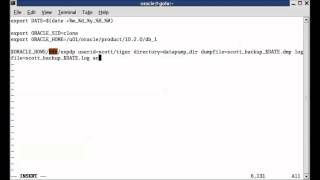 Basics of oracle backups automation