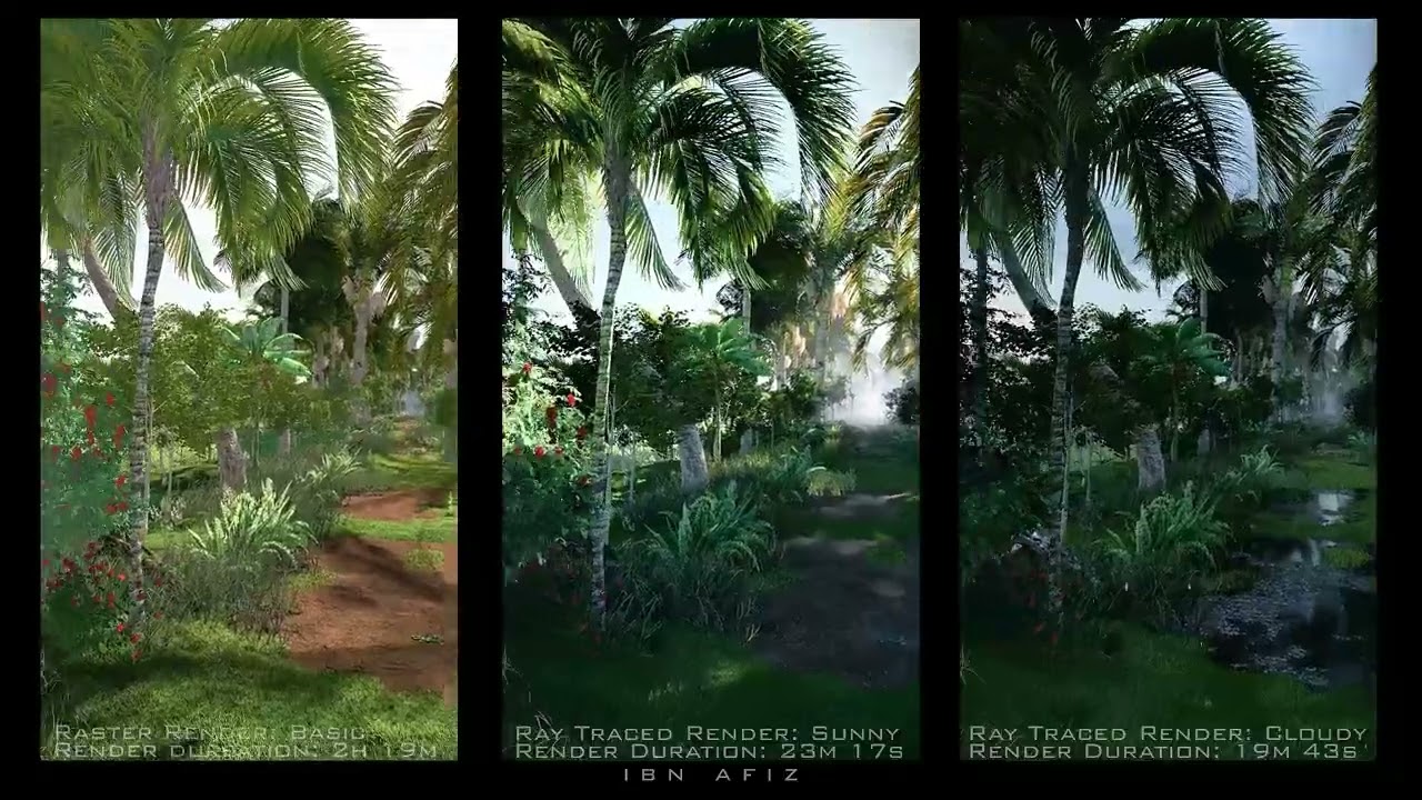 Timeless walk: Through the heart of the village | Lumion Cinematic Animation | Render Comparision