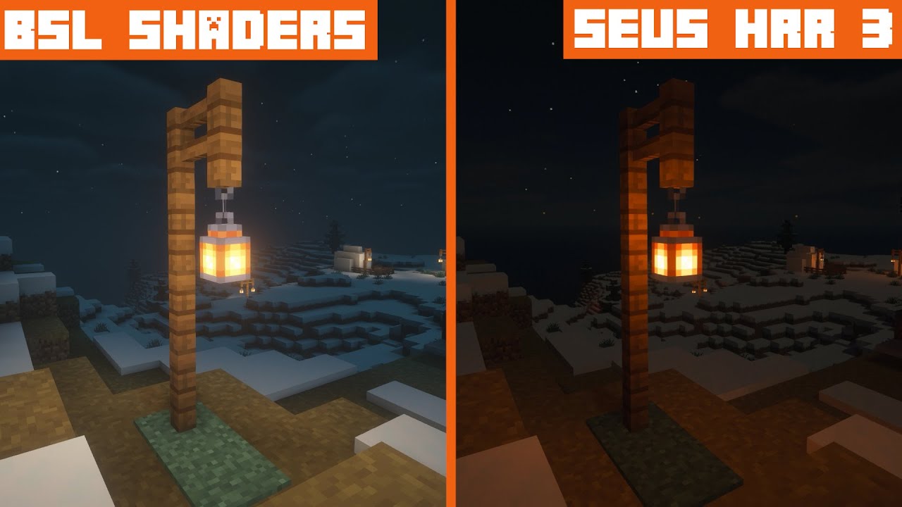 BSL Shaders vs Seus HRR 3 | Shader Comparison