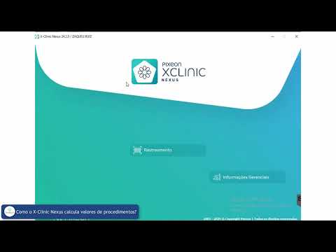 Como X-Clinic calcula valores de procedimentos? - video from Pixeon