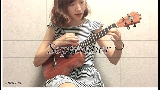 Video thumbnail of "Earth, Wind & Fire 'September' Ukulele 우쿨렐레 cover - Apricota 개살구"