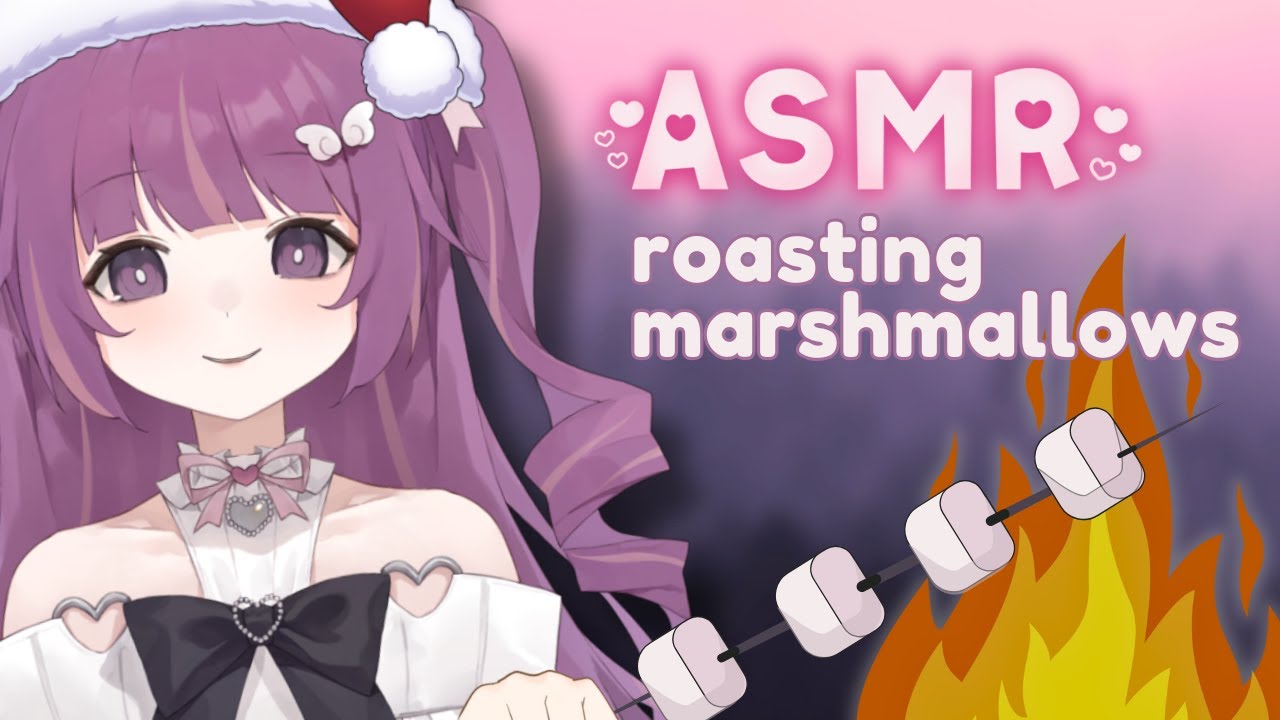 [3DIO] ASMR Roasting marshmallows by the fire with wife - Merry Monday Part 1