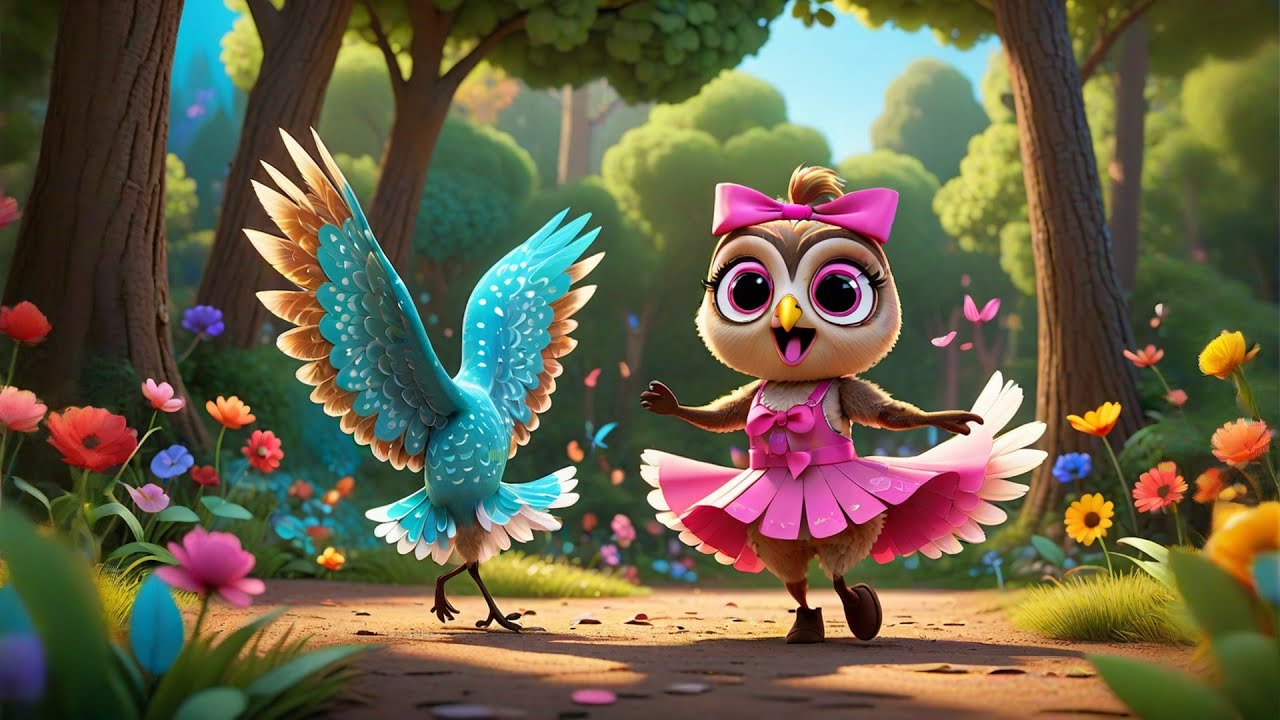 Three Happy Owls in Cozy Clothes | Fun Owl Song for Kids | Nursery Rhymes and Learning Songs