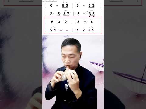 花願～簡譜伴奏AC陶笛演奏示範#李景銘