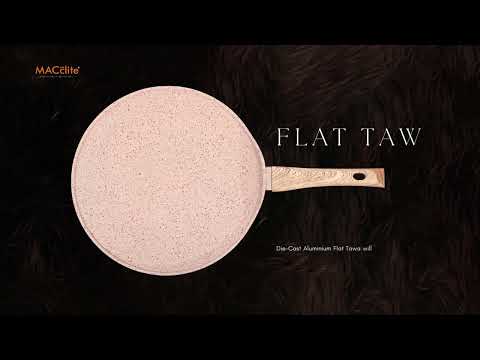 Butter Scotch Die Cast Non Stick Flat Tawa, Induction Base - video from MACclite