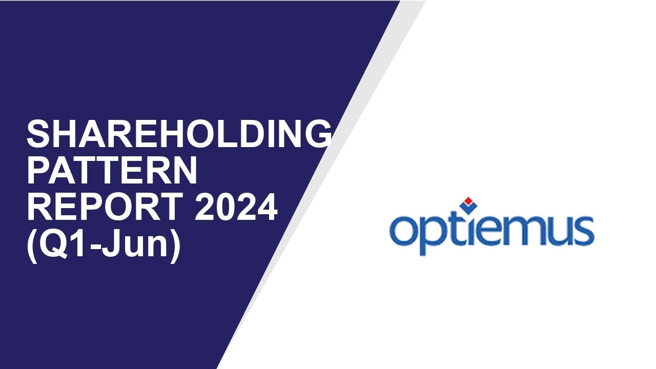 Optiemus Infracom Shareholding Pattern | Q1-Jun Report 2024 | Shareholders Latest Updates