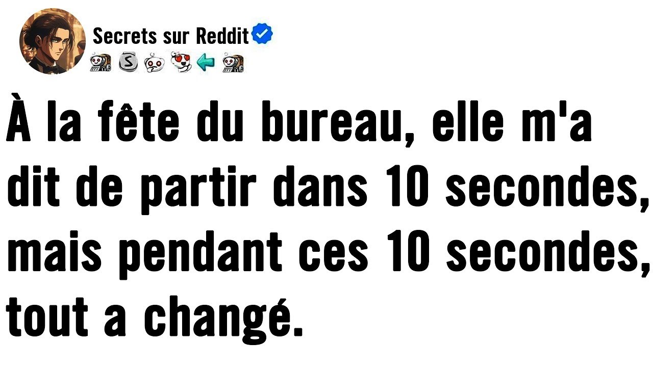 Elle M'a Dit De Partir De La Fête Dans Dix Secondes — Mais Je Suis Resté Et J'ai Tout Changé.