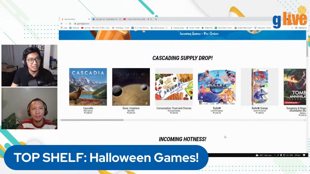 TOP SHELF: Halloween Board Games!