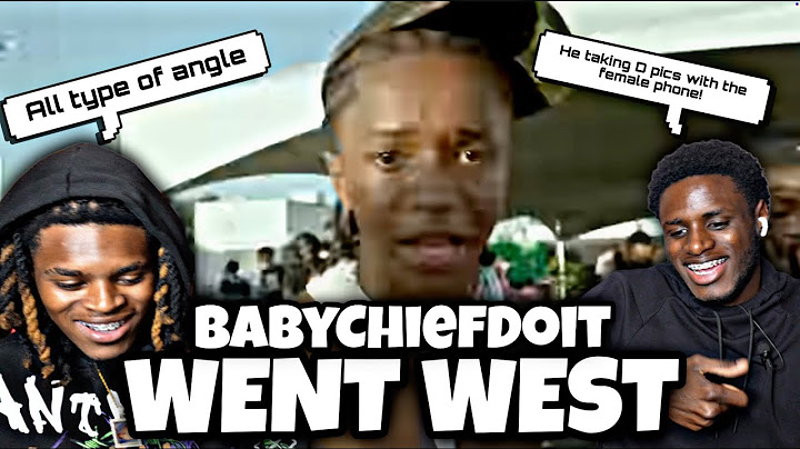 HE TOOK D PICS WITH HER PHONE! | BabyChiefDoit - WENT WEST (Official Music Video) REACTION