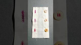 HOW TO STITCH BUTTONHOLE | METHOD 2 | FOR BEGINNERS #beginnersstitch #buttonhole #kaaj #diynstitch