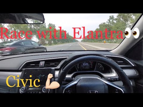 ELANTRA Vs CIVIC😎 Cutting on civic😇 ||Ch Usman Bhatti||😍