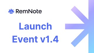 RemNote Launch Day Event 2021