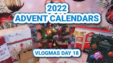 Day 18 - Opening Lots Of ADVENT CALENDARS!  Vlogmas Day 18! #leighshome