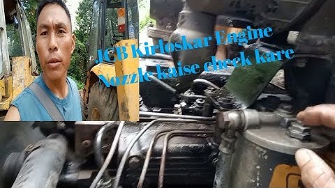 JCB Kirloskar Engine ka Nozzle kaise check kare