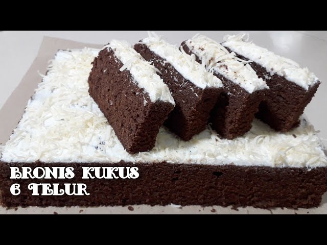 Resep Brownies Kukus Amanda 6 Telur