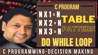 C Language Tutorial For Beginners In Hindi | Table Using Do While Loop