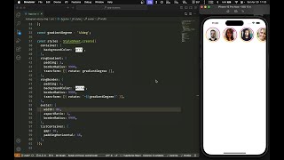 ASMR Programming - React Native Instagram Story Ring Design - No Talking
