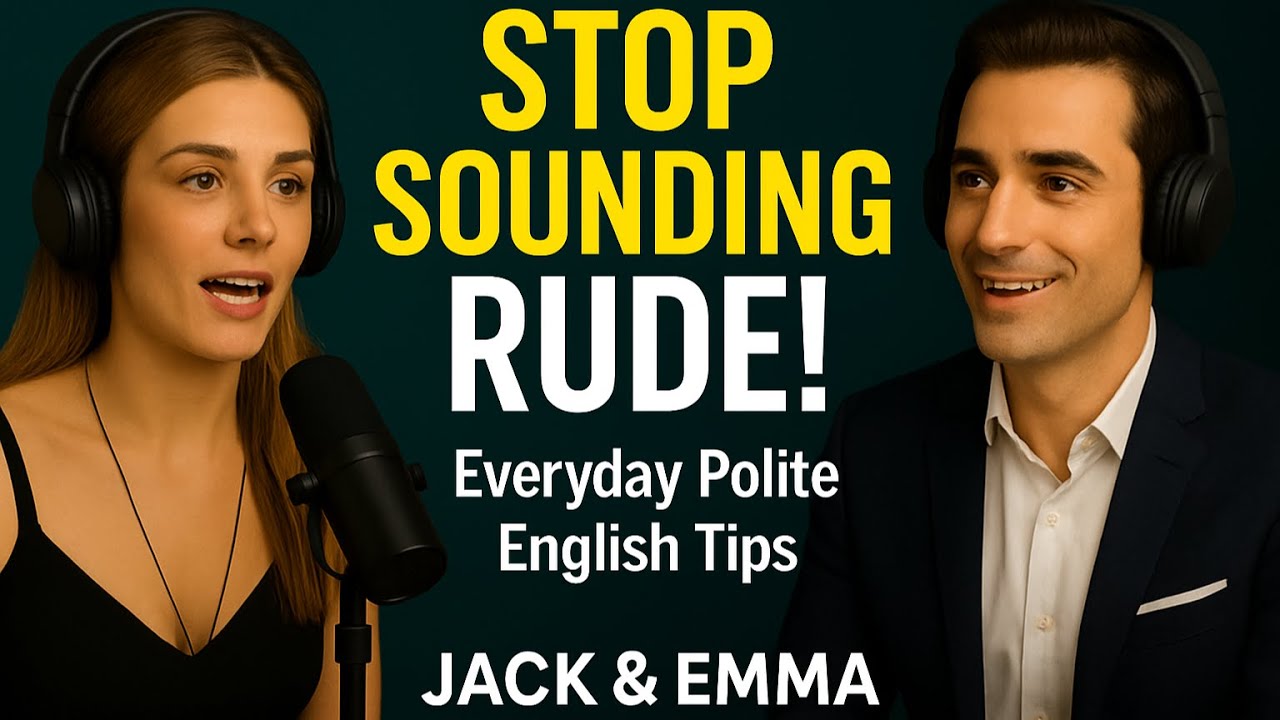 Stop Sounding Rude in English! | Everyday Expressions for Polite English | Emma & Jack Podcast