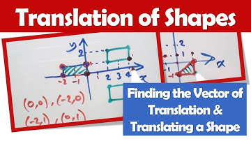 Transformations: How to find the Vectors of Translation & Translate a Shape (GCSE revision video)