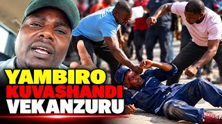 Vashandi Vekanzuru Vopiwa Yambiro Pamusoro Pehutsinye Hwavari Kuitira Vanhu