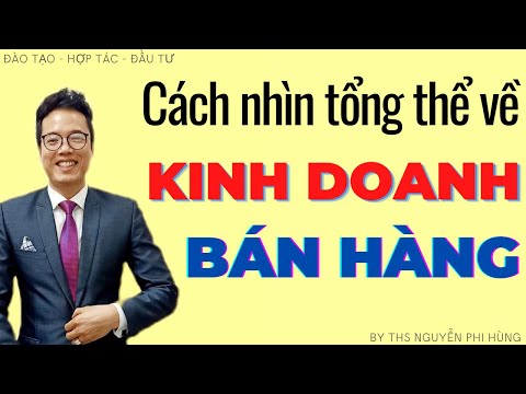 Video Cách nhìn tổng thể về kinh doanh, bán hàng - youtube